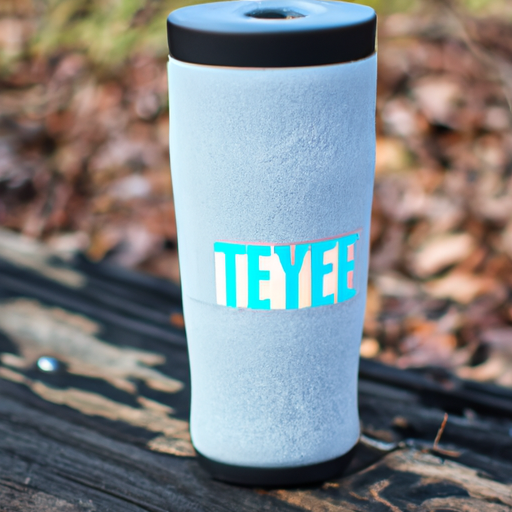 A Yeti tumbler with a leak-proof lid, perfect for keeping drinks at the ideal temperature